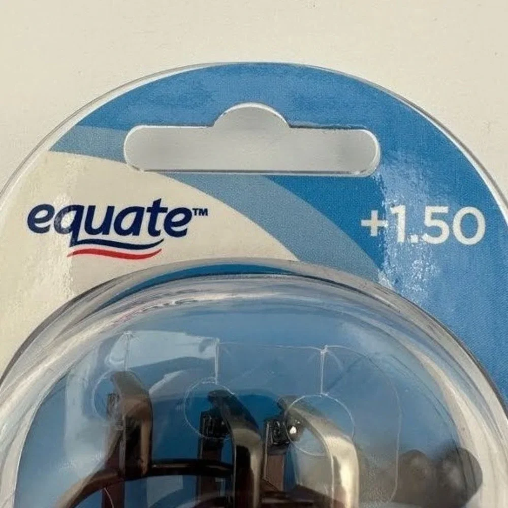 Equate Readers Multipack +1.50 Strength Reading Glasses 3 Pair Silver Tortoise